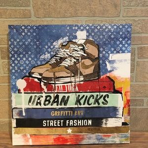 Louis Vuitton x Nike Urban Style wall art canvas